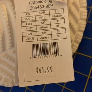 Tie dye crocs  men 10 women 8